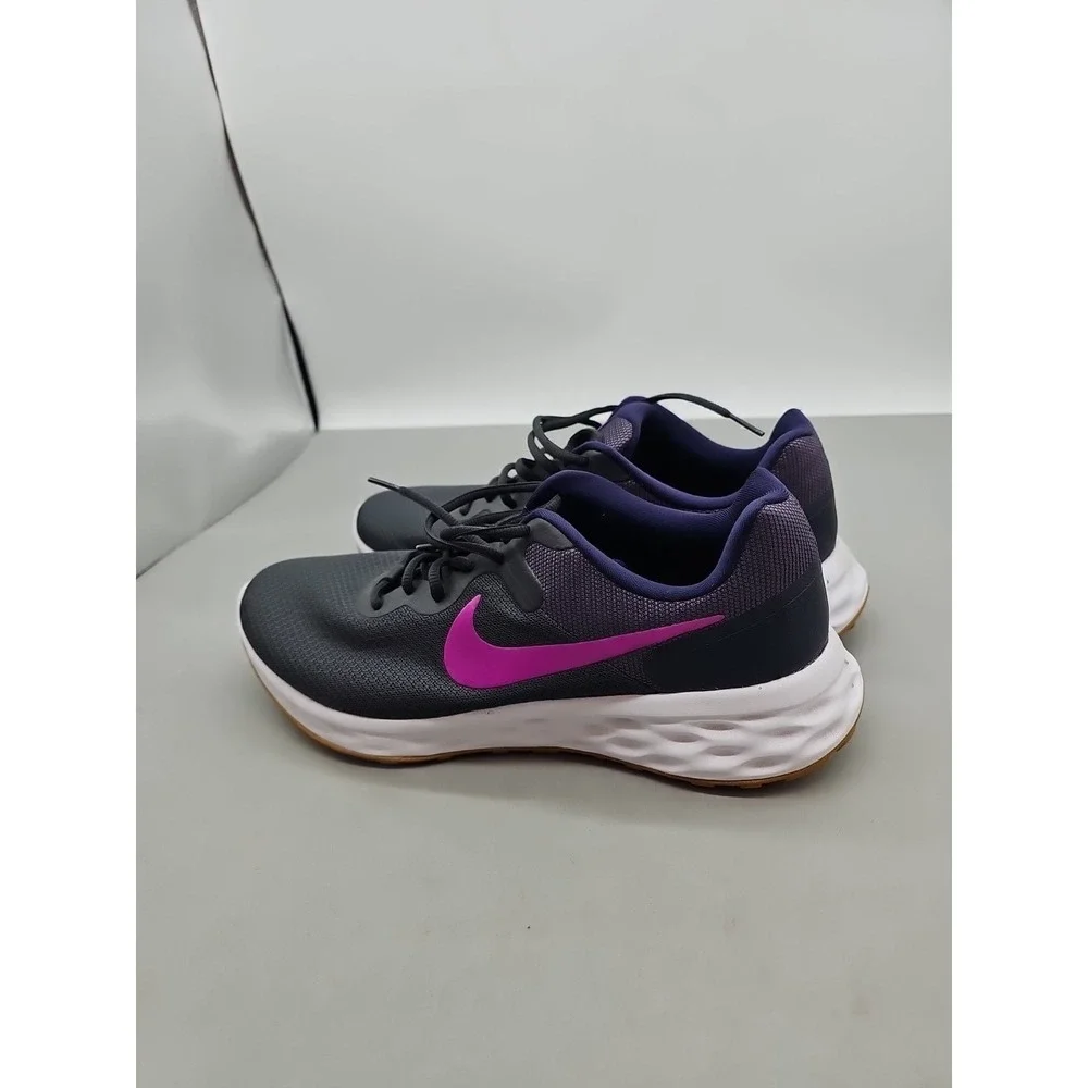 Nike Revolution 6 Anthracite/Vivid Purple DD8475–011 Men's size‎ 10.5